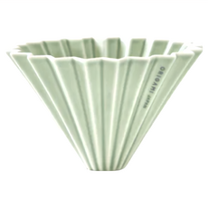 ORIGAMI Coffee 陶瓷濾杯 S (1~2人份), 霧綠色, 1個