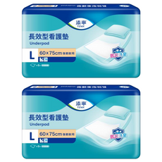 TENA 添寧 韓國原裝進口 長效型看護墊, L(60 x 75cm), 8片, 2包