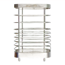 Linox 廚之坊 304不鏽鋼方形置物架 方便清洗 底片可拆卸, 銀色, 1層