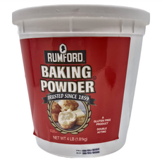 Rumford 無鋁泡打粉 雙效配方 美國原裝進口 無麩質, 1.8kg, 1罐