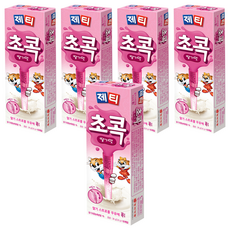 Jetty 神奇牛奶吸管，草莓口味，10入 Set, 36g, 5盒