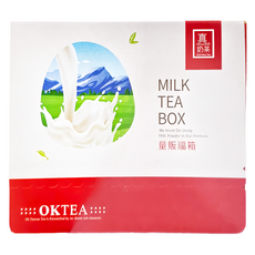 歐可茶葉 控糖福箱 真奶茶 經典款 Set, 嚴選南非國寶茶，搭配頂級紐西蘭奶粉，孕哺婦、小孩最愛的營養奶茶，甜度可自行調整, 28g, 40組, 1盒