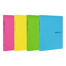 ECO Chungwoon 彩色資料夾 A4 30頁 韓國製, 顏色隨機, 4本