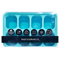 MARCUS&MARCUS 矽膠副食品分裝保存盒, 30ml x 8格, 綠色, 1個