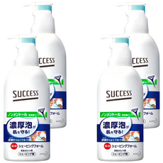 Kao 花王 SUCCESS 敏感肌保濕刮鬍慕斯, 250g, 4瓶