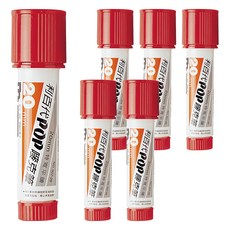 利百代POP嘜克筆 平方尖 907-20-R 20mm, 紅色, 6支