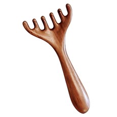 六爪檀木按摩梳, G715, 1組