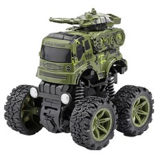 OhBabyLaugh 慣性四驅車 C.軍事車系列 C1 坦克車, 360度旋轉, 1個