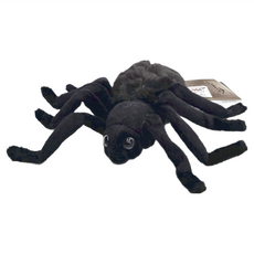 HANSA TOY 填充絨毛玩具 黑蜘蛛 聚酯棉花 適用年齡十四歲以上, 19cm, 1個