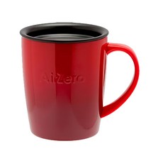 日本 GoodPlus 真空保溫馬克杯 附蓋 300ml, 紅色, 1個