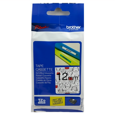 brother 兄弟牌 卡通護貝標籤帶 12mm, SNOOPY 白底黑字, 5m