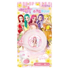 Little Bling 魔法俏公主系列 月亮女神腮紅 不用擔心飛粉的乳霜質地 3種營養和保濕成分 韓國製造, 奶油泡芙粉, 1個