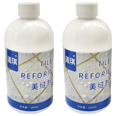 道琪 瓷磚地磚專用防水勾縫劑 280ml 2入組, 1組
