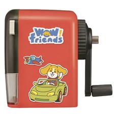 KW-triO 堡勝企業 汪同學鉛筆機 WOW! Friends卡通造型, 紅色, 1個