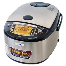 ZOJIRUSHI 象印 日製IH豪熱沸騰微電腦電子鍋 6人用 36 x 25 x 20cm, NP-HEF10, 銀色