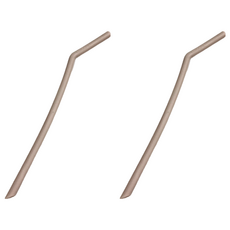 MODU'I BLUEMAMA 幼兒鉑金矽膠吸管 - 薄荷綠, 玫瑰粉, 摩卡, 奶油黃, 搪瓷白, 清新綠, 2支