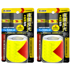 minono 米諾諾 夜間反光箭頭膠帶, 180665, 2捲