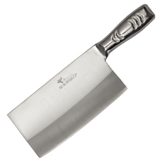 金永利鋼刀 鋼柄系列 剁刀 28.8 x 9.5 x 2.5cm 料理刀, 銀色, 1個