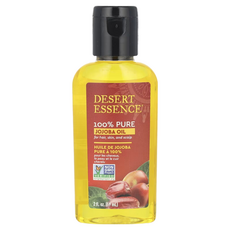DESERT ESSENCE 100%純荷荷芭油，適用於頭髮，皮膚和頭皮, 59ml, 1瓶