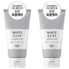 HAPPY BATH 白泥毛孔潔淨洗面乳 白泥 毛孔護理, 150g, 2條