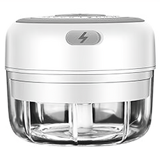 無線電動搗蒜器 不鏽鋼刀片 耐溫150°C PC 杯 經典款100ml, 小款 白色, 1個