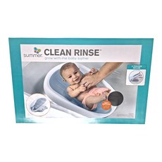 summer infant 可調式時尚摺疊洗澡躺椅，3段式傾斜角度, 灰色, 1個