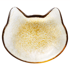 ADERIA Coconeco 貓咪皿 11 x 12.8cm, 橘喵, 1個