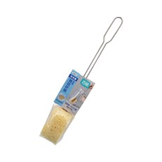 UdiLife百研夾夾樂強效加長海藻棉杯刷 304不鏽鋼長柄 台灣製造, C6511, 1入