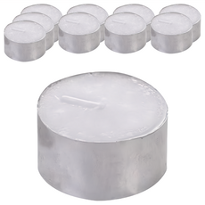 高優質無煙茶蠟燭 優質石蠟 適用於咖啡廳/酒店/教堂/宗教/求婚/煮茶/香薰爐, 23g, 10個