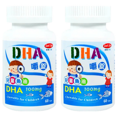 good Life 得意人生 兒童DHA 魚油嚼錠, 60顆, 800mg, 2罐