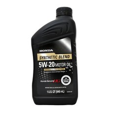 HONDA 本田 Genuine Synthetic Blend 合成機油 汽車引擎潤滑油, 1瓶, 5W20, 946ml