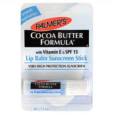 PALMER'S 帕瑪氏 維他命E SPF15 可可脂防曬護唇膏, 無色, 4g, 1支
