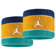 NIKE 耐吉 JORDAN 喬丹 M TERRY 腕帶, 藍色 + 綠色 + 黃色, 1組