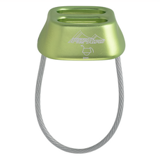 AUSTRIALPIN Tuber 確保器/豬鼻子/下降器, 繩徑範圍 7.5~10.5mm, 重量 58g, 長95 x 56mm, 綠色