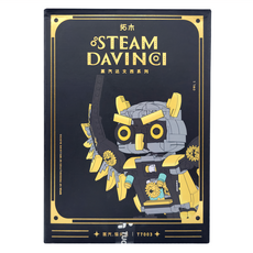 拓木 積木玩具 蒸氣貓頭鷹, STEAM DAVINCI 蒸汽達文西系列, OWL 1, T7003, 1盒