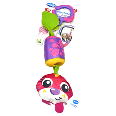 Playgro 培高 鈴鐺粉紅小兔 具有多種色彩 刺激寶寶視覺能力, 1個