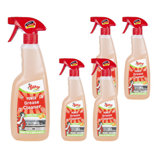 Poliboy 德淨 強力除油清潔劑, 橘子香味，適用於玻璃及不鏽鋼鍋/爐具清潔, 500ml, 5瓶