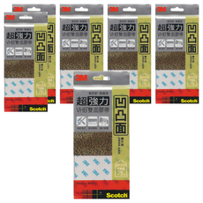 3M Scotch 超強力VHB雙面膠帶 凹凸面 VP03 免釘免打, 6包