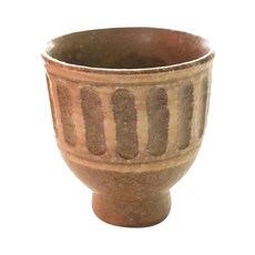 美濃燒 唐津彫十草湯吞碗 200ml W8.5 H4 (cm), 1個, 單一顏色