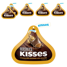 HERSHEY'S 好時 Kisses 水滴杏仁夾餡牛奶巧克力, 82g, 6袋