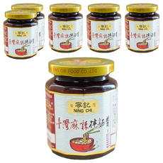 寧記台灣麻辣拌麵醬，醬香醇厚，炒菜/肉絲/拌麵/沾醬皆適宜, 280g, 6罐
