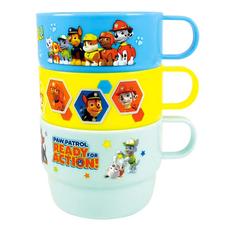 Skater 可疊式馬克杯組 3個, 汪汪隊, 220ml, 1組