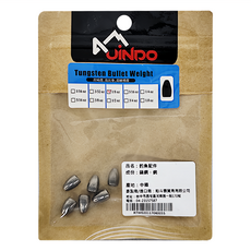 台灣 JiNDO 黑鱸牌 釣魚配件, 6入, 1包