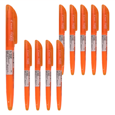 PILOT 百樂 FRIXION 螢光魔擦筆套裝, 橘色, 10支