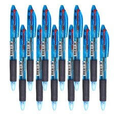 morning glory 3色圓珠筆 0.7mm, 藍色, 12支