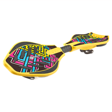 holiwaY 哈樂維 MIT 陸上衝浪板 蛇板 , 86 x 23 x 13cm, 繽紛黃, 1個