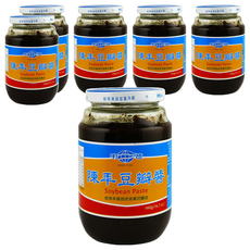 明德 陳年豆瓣醬, 非基因改造黃豆, 460g, 6罐