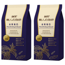 ucc 職人的珈琲 金質曼巴咖啡豆, 咖啡豆(無研磨), 400g, 2包