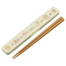 Skater 塑膠筷子 18cm, Nandemo Ikimono, 筷子 + 盒子, 1個