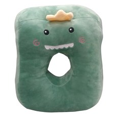 卡哇伊多功能透氣午睡趴枕, 綠恐龍